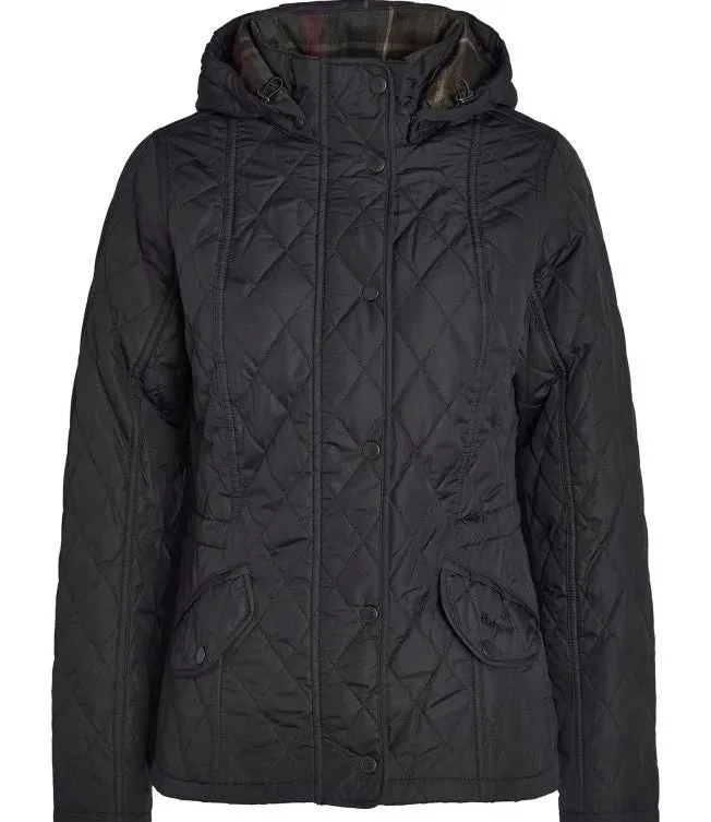 Ladies Lightweight Quilted Black Jacket