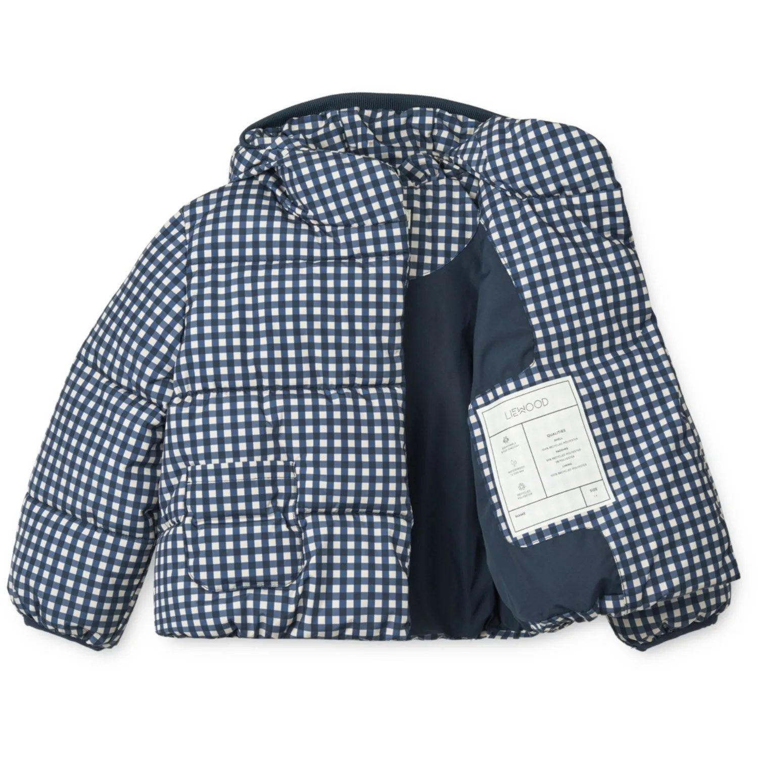 LieWood Check Classic Navy / Dark Sandy Giovanna Jacket