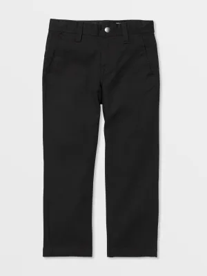 Little Boys Frickin Modern Stretch Chino Pants - Black