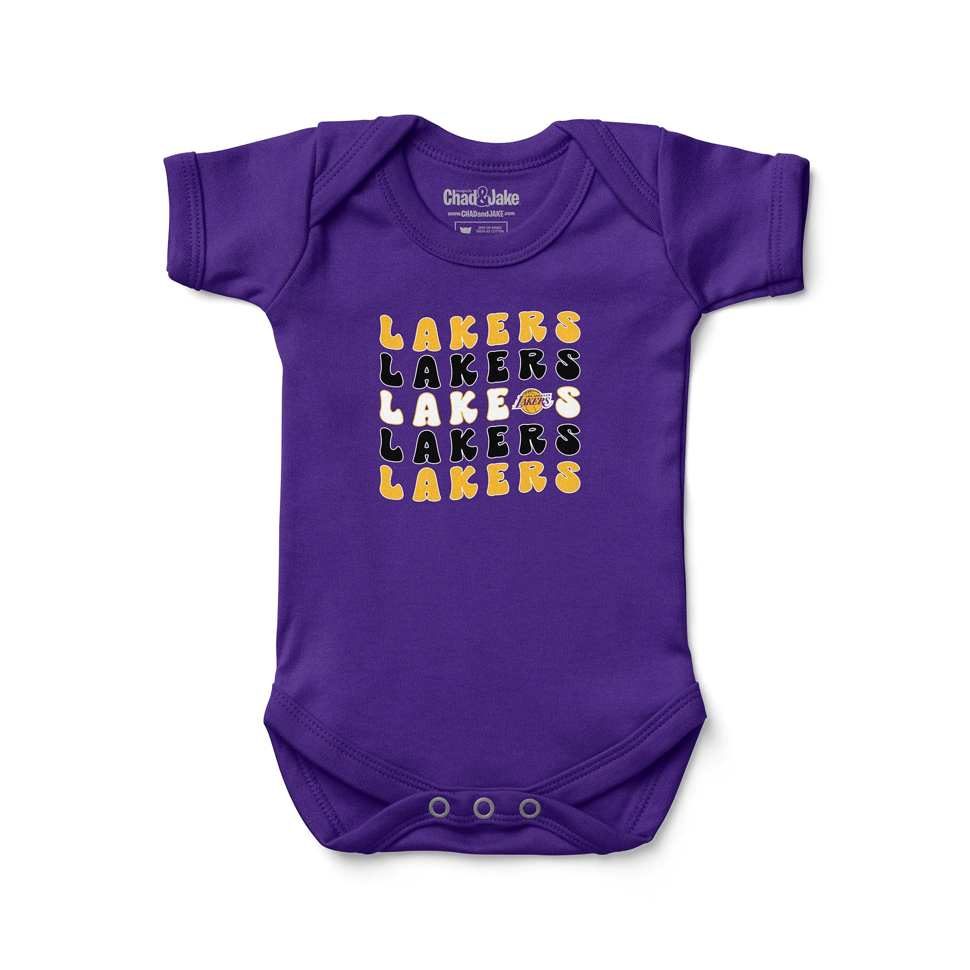 Los Angeles Lakers "Groovy" Bodysuit