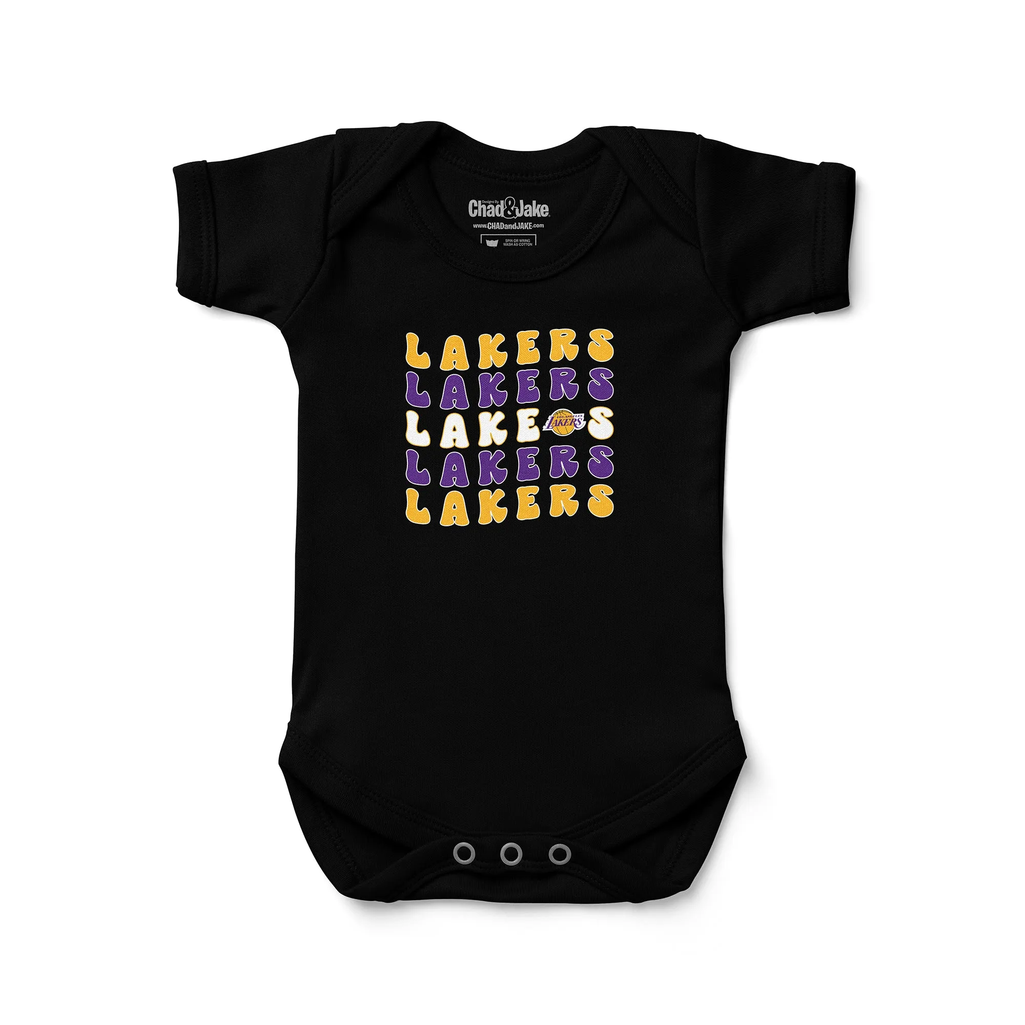 Los Angeles Lakers "Groovy" Bodysuit