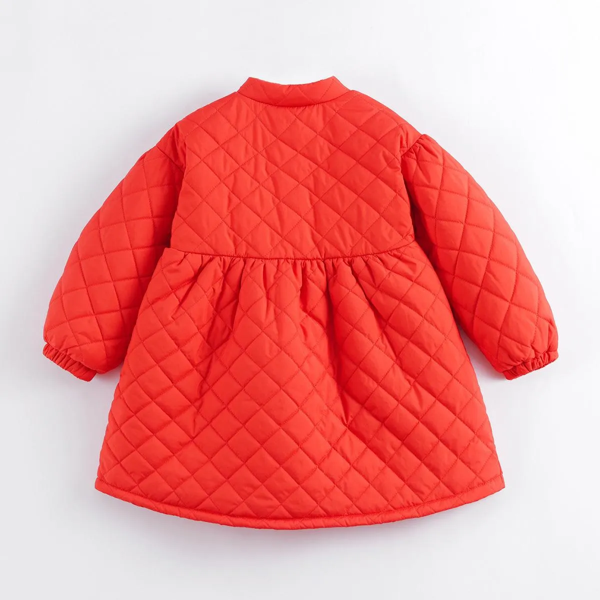 MARC & JANIE Girls New Year Frog Closure Quilted Coat 221591