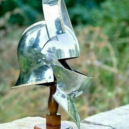 Medieval Helmet SCA Sallet And Bevor Knight Armor With Gorget Christmas Gift