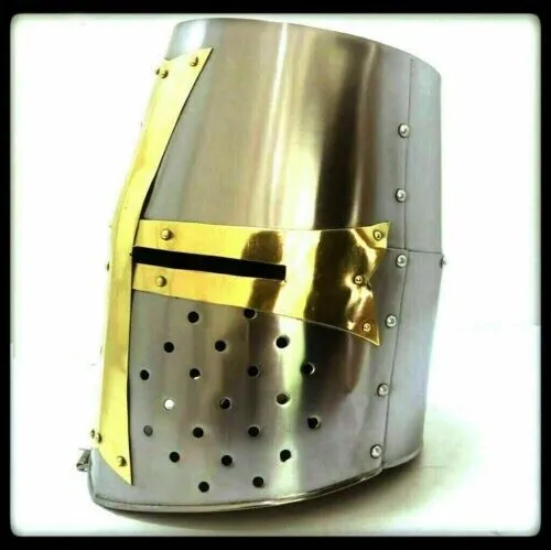 Medieval Knight Crusader Templar Armor Helmet Ambidextrous Reproduction