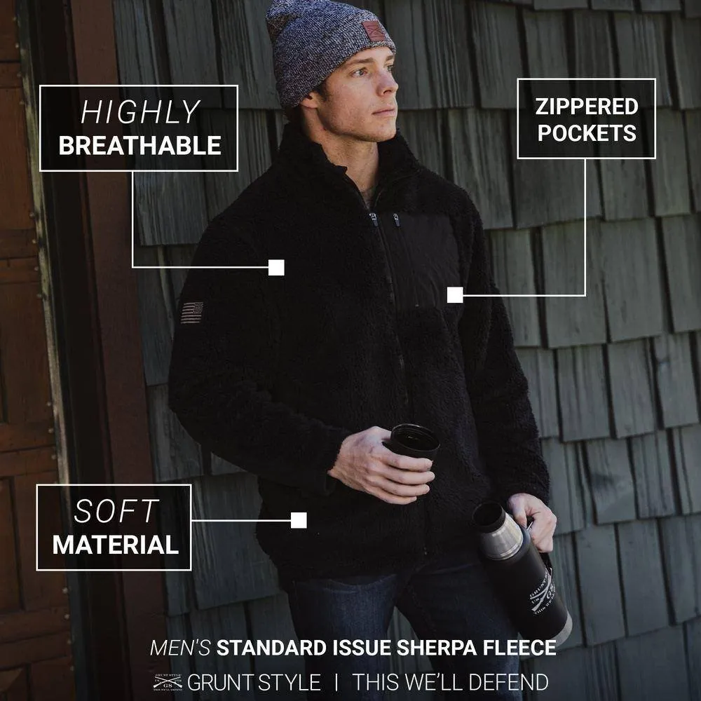 Men's Standard Issue Sherpa Fleece - Black