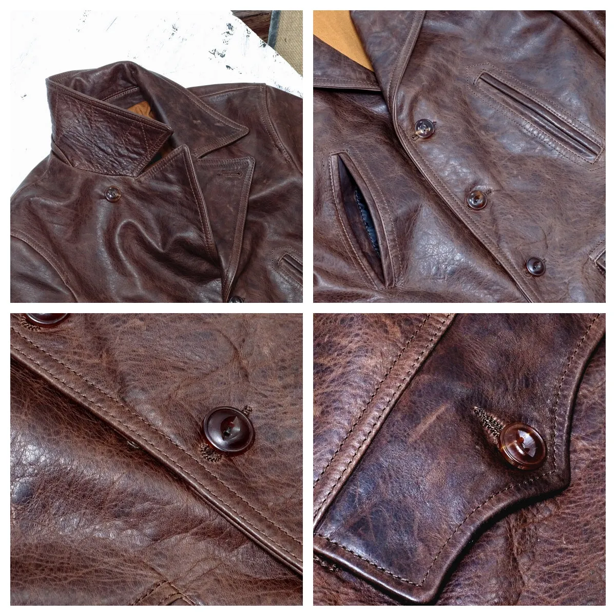 Men's Switchyard Leather Coat