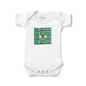 Milwaukee Bucks St. Patrick's Day Bodysuit