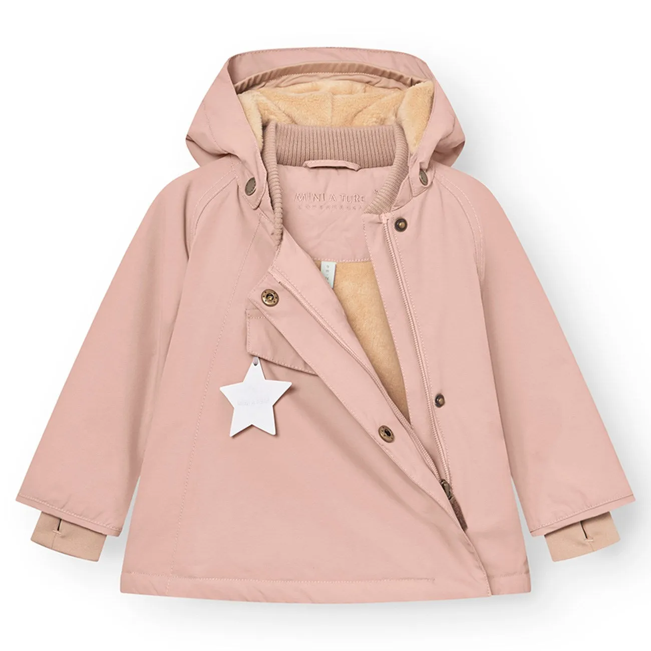 Mini A ture Adobe rose Wang Fleece Winter Jacket