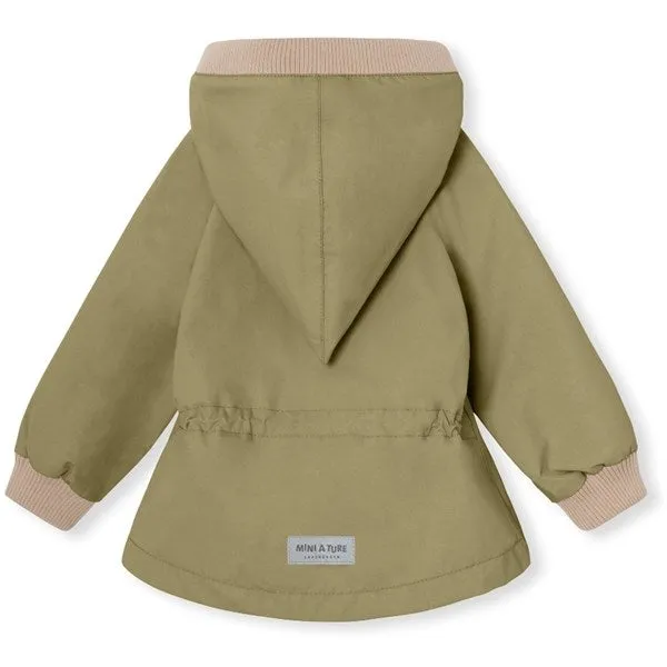 MINI A TURE WAI Spring Jacket w/Fleece Lining Aloe Green