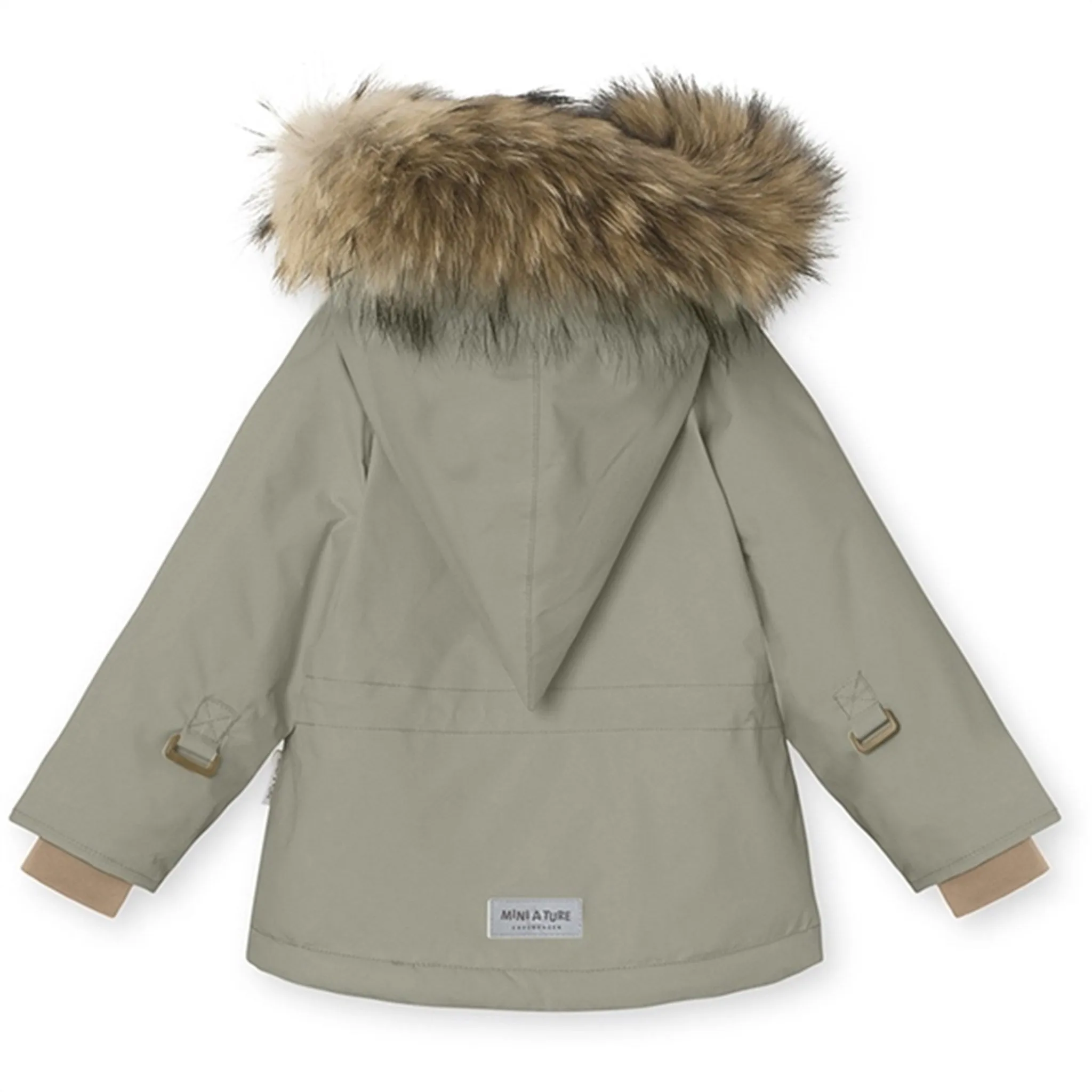 MINI A TURE Wang Fleece Fur Winter Jacket Vert