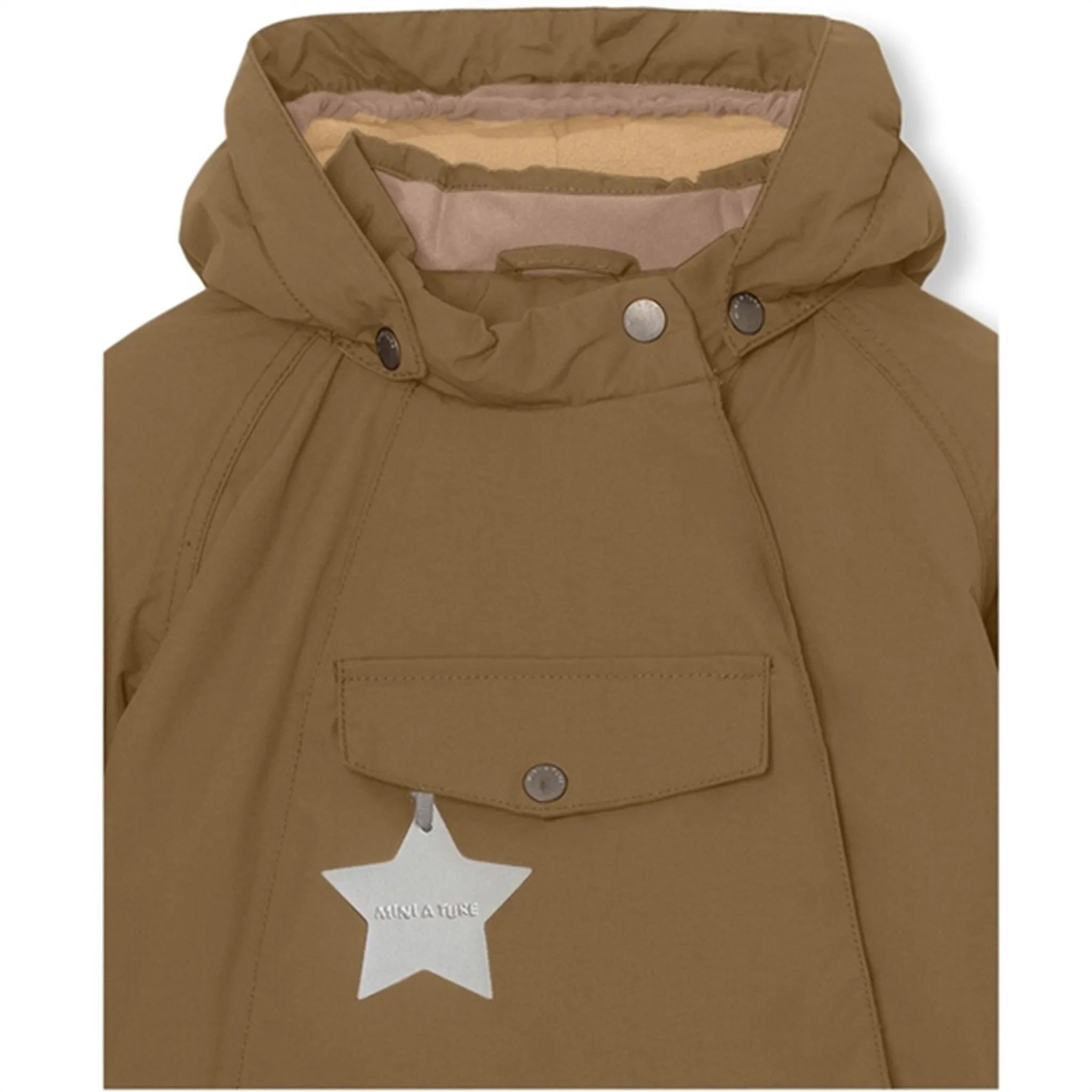 MINI A TURE Wang Fleece Winter Jacket Wood