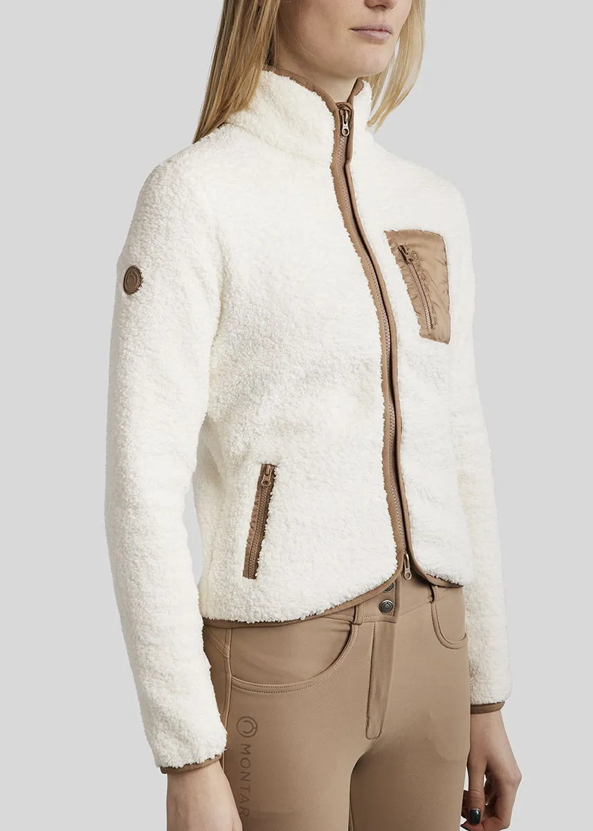 MoLea Teddy Jacket - Off White