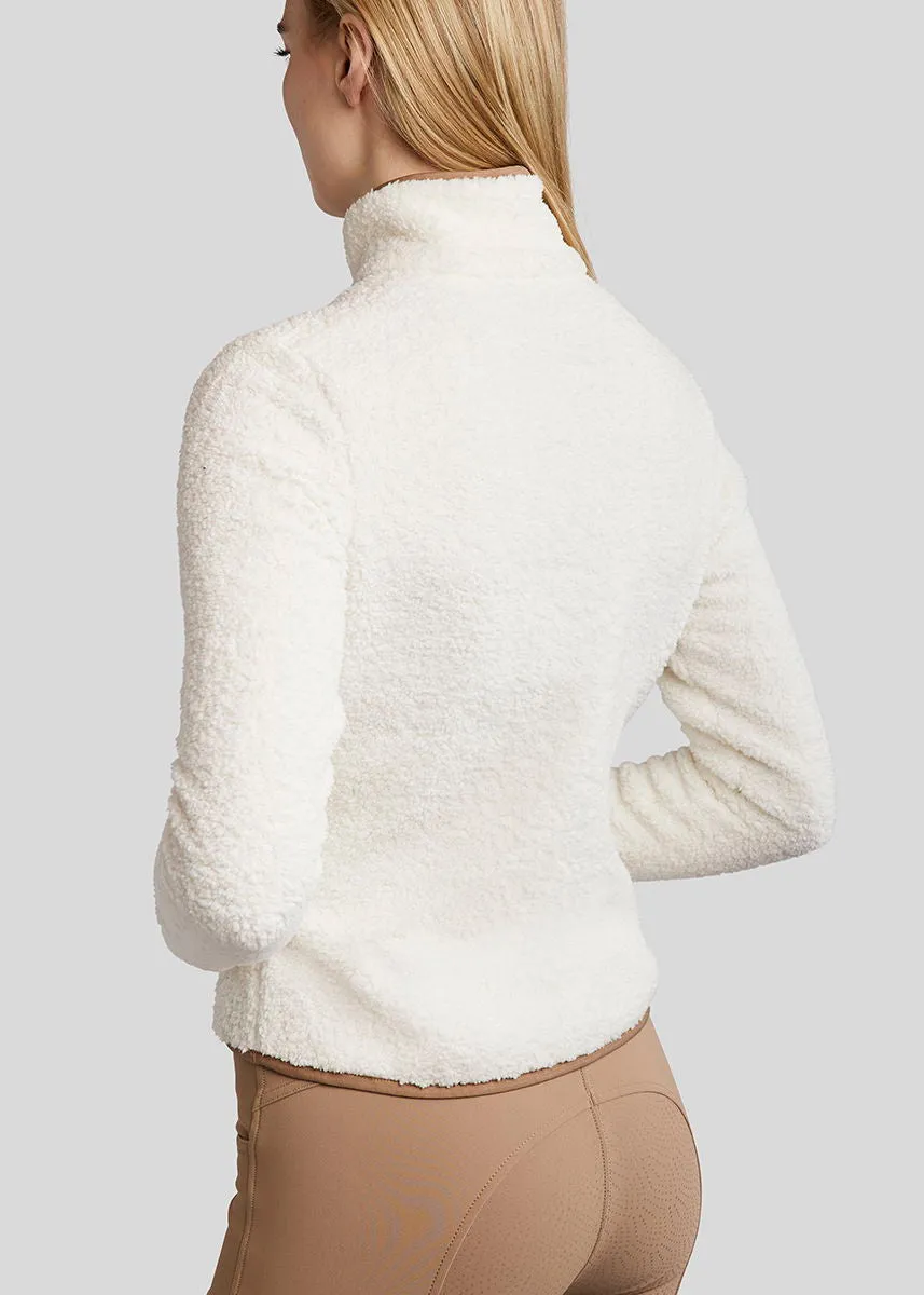 MoLea Teddy Jacket - Off White