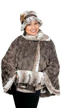 Muff, Reversible less pockets - Luxury Faux Fur in Birch - Sold Out!