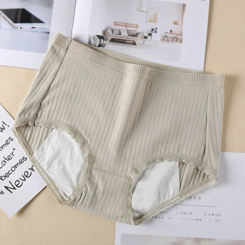 new underwear comes in a large size medium waist cotton menstruating period anti-leakage waterproof and antibacterial women's underwear