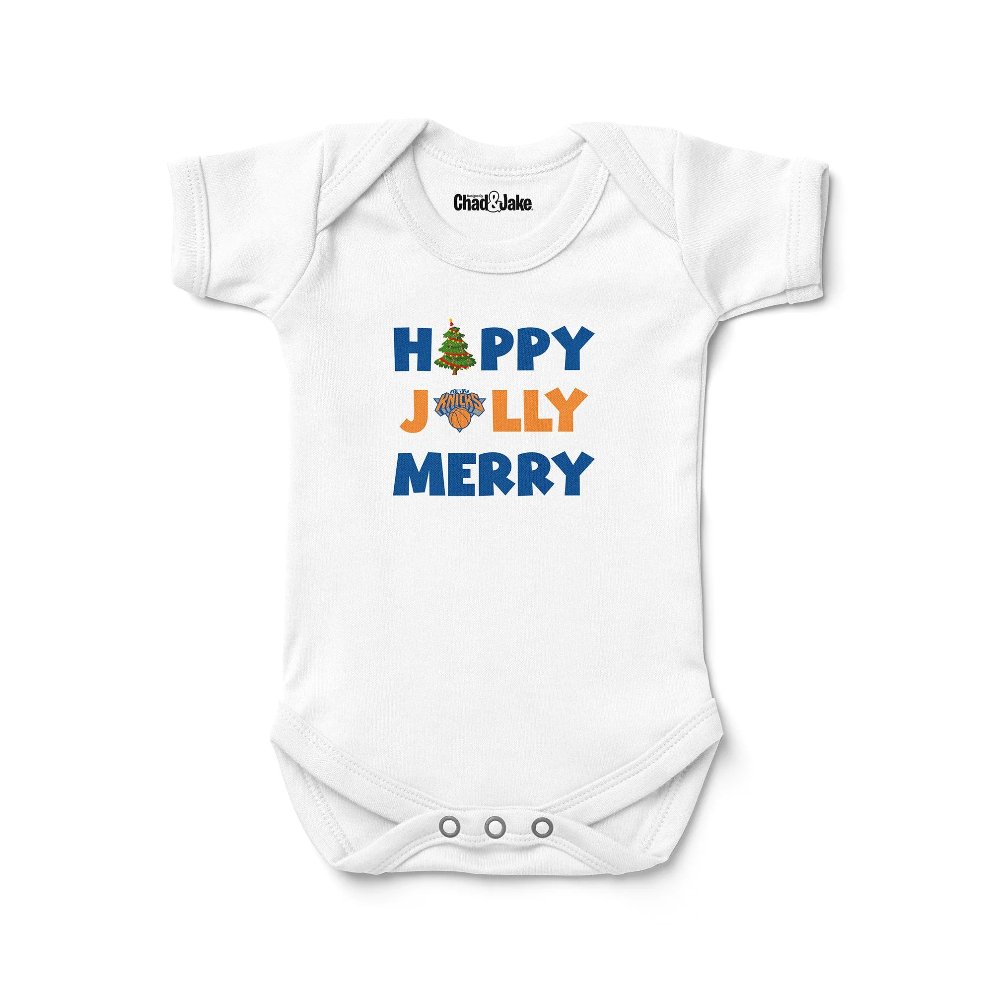 New York Knicks "Happy Jolly Merry" Bodysuit