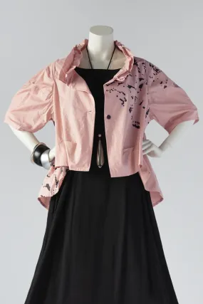 Olivia Jacket in Dusty Rose Blossom Carnaby