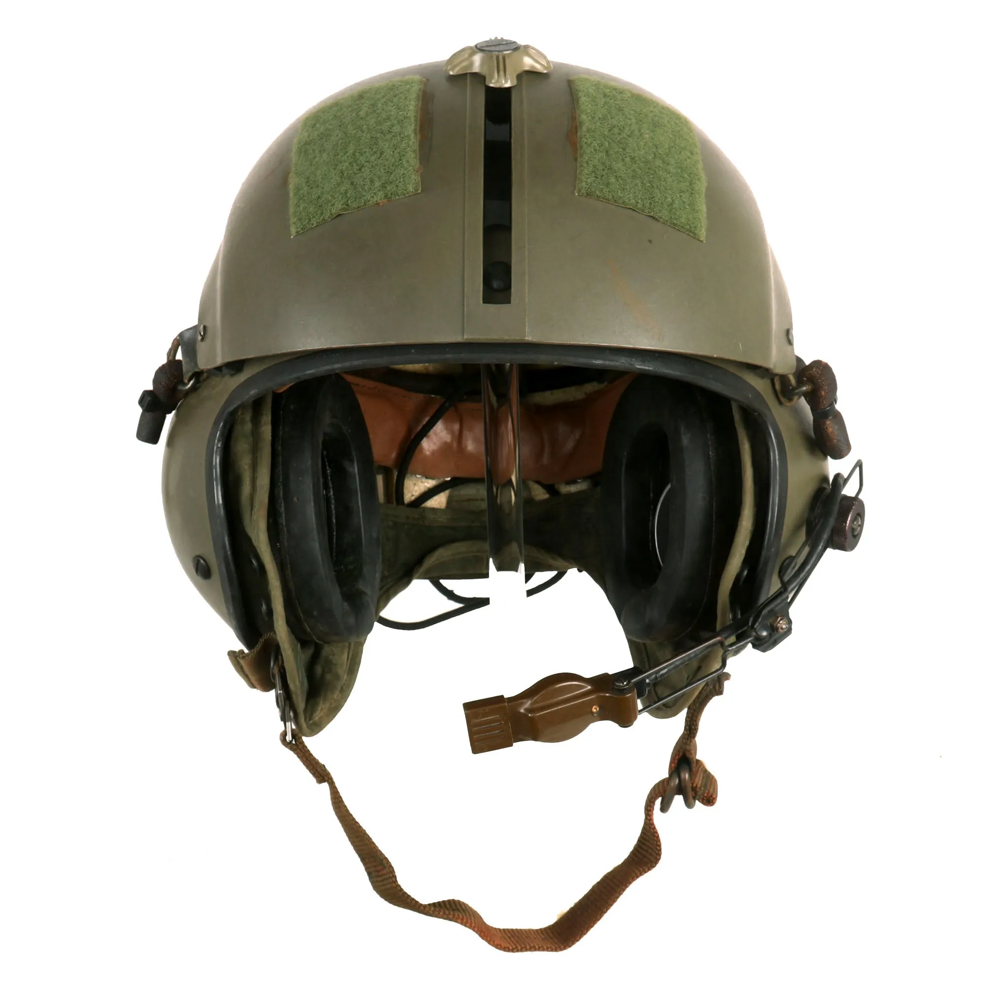 Original U.S. Vietnam War Era Named Gentex SPH-4 Helmet Helicopter Pilot With Nylon Helmet Bag and Size 11 Flight Gloves