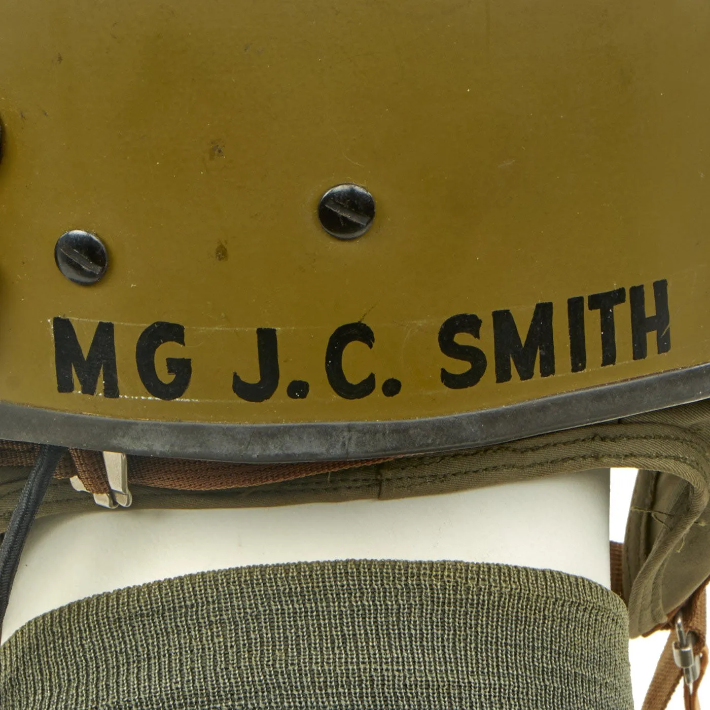 Original U.S. Vietnam War Major General James Clifton Smith Gentex SPH-4 Helicopter Pilot Helmet and MA1 Flying Jacket