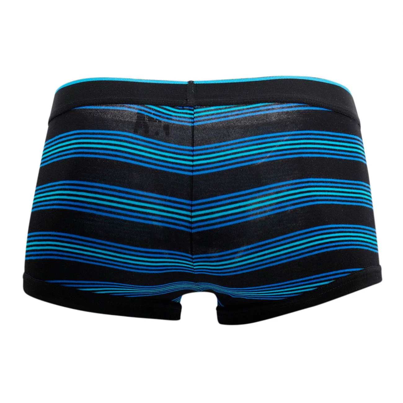 Papi 980503-969 3PK Cotton Stretch Brazilian Yarndye Band Stripe Color Turquoise-Black