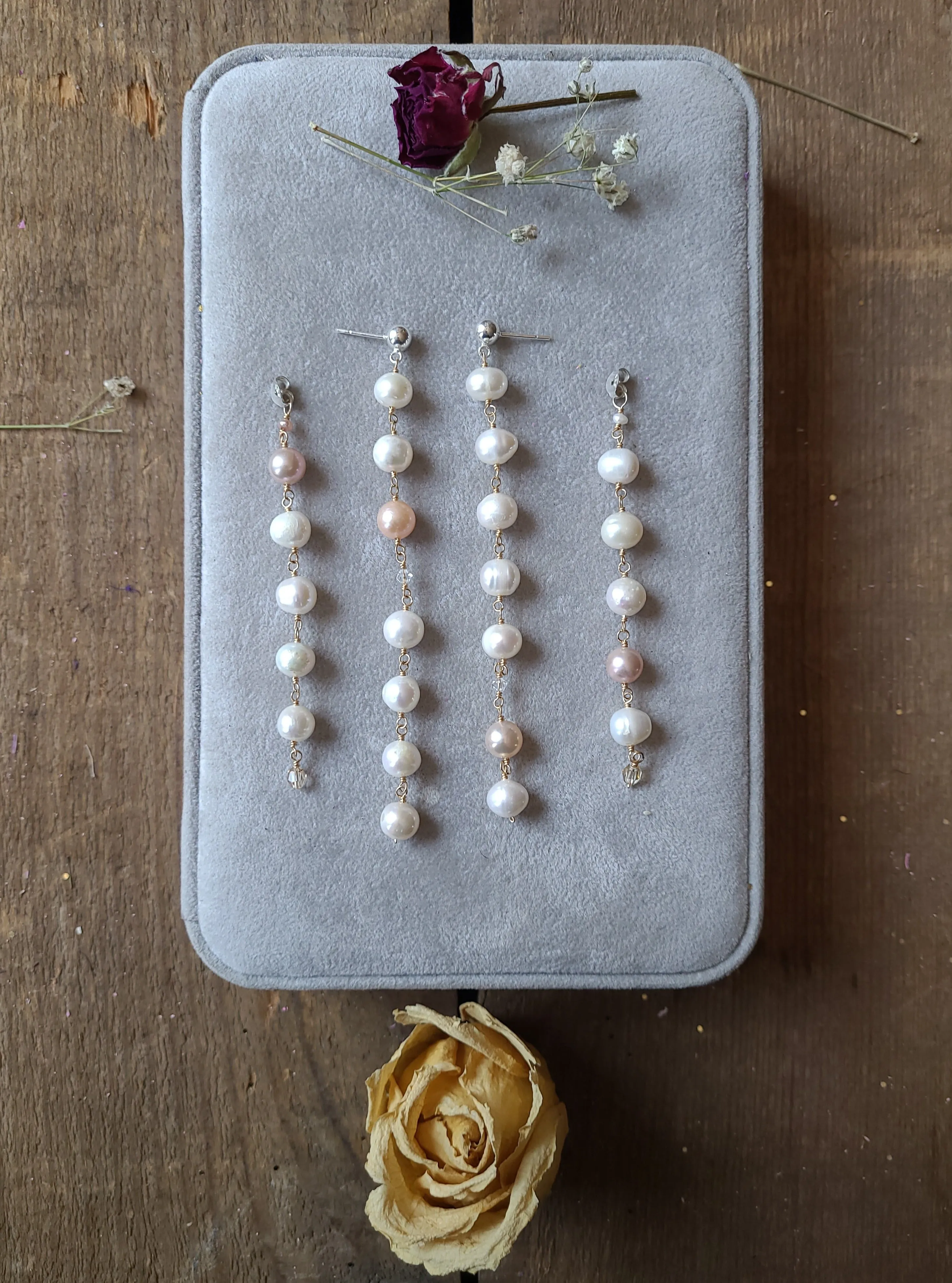 Pearl Wonder Jacket Earrings