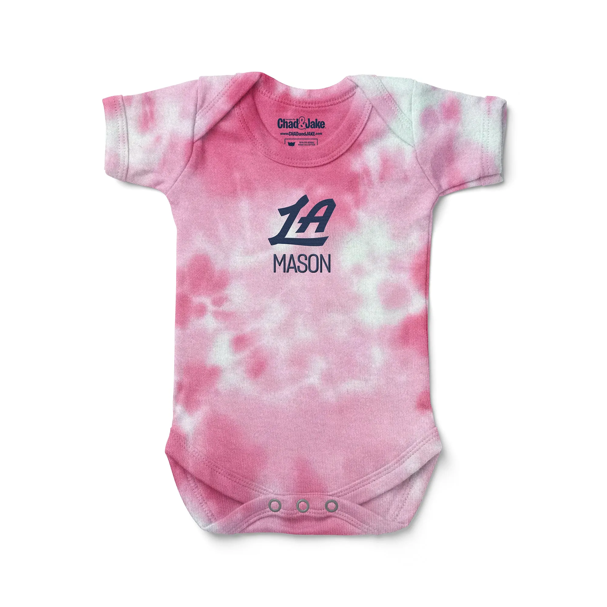 Personalized Los Angeles Clippers LA Tie Dye Bodysuit