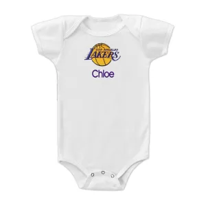 Personalized Los Angeles Lakers Bodysuit