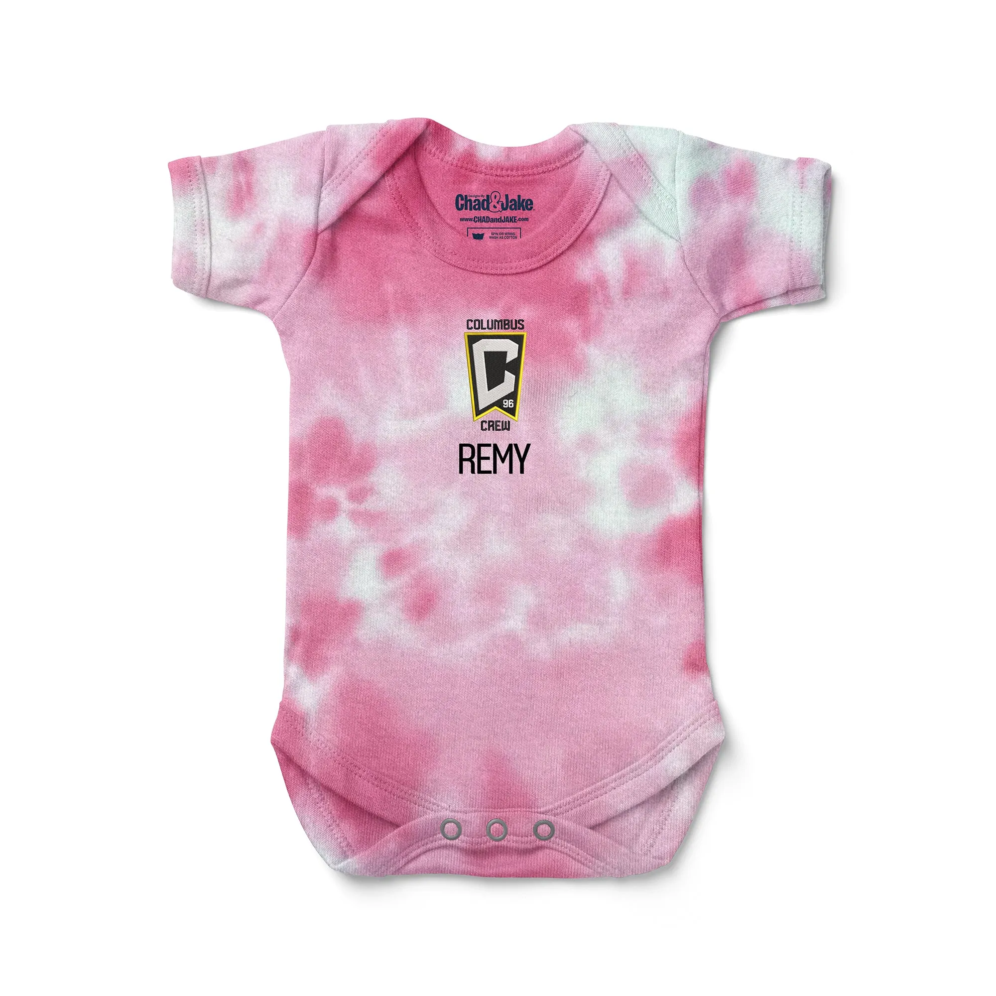 Personalized Tie Dye Columbus Crew Bodysuit