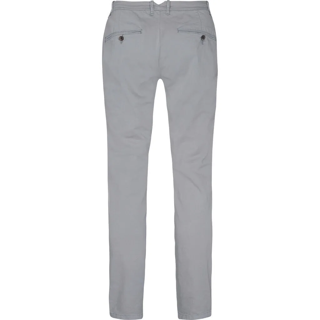 Pio Cotton Stretch Chino - MGR Mid Grey