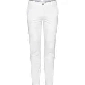 Pio Cotton Stretch Chino - WHT White