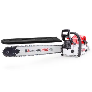 Powerful 72cc 24" Petrol Chainsaw, E-Start - Baumr-AG