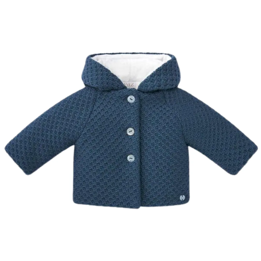 PR Teddy Lead Blue Knit Jacket