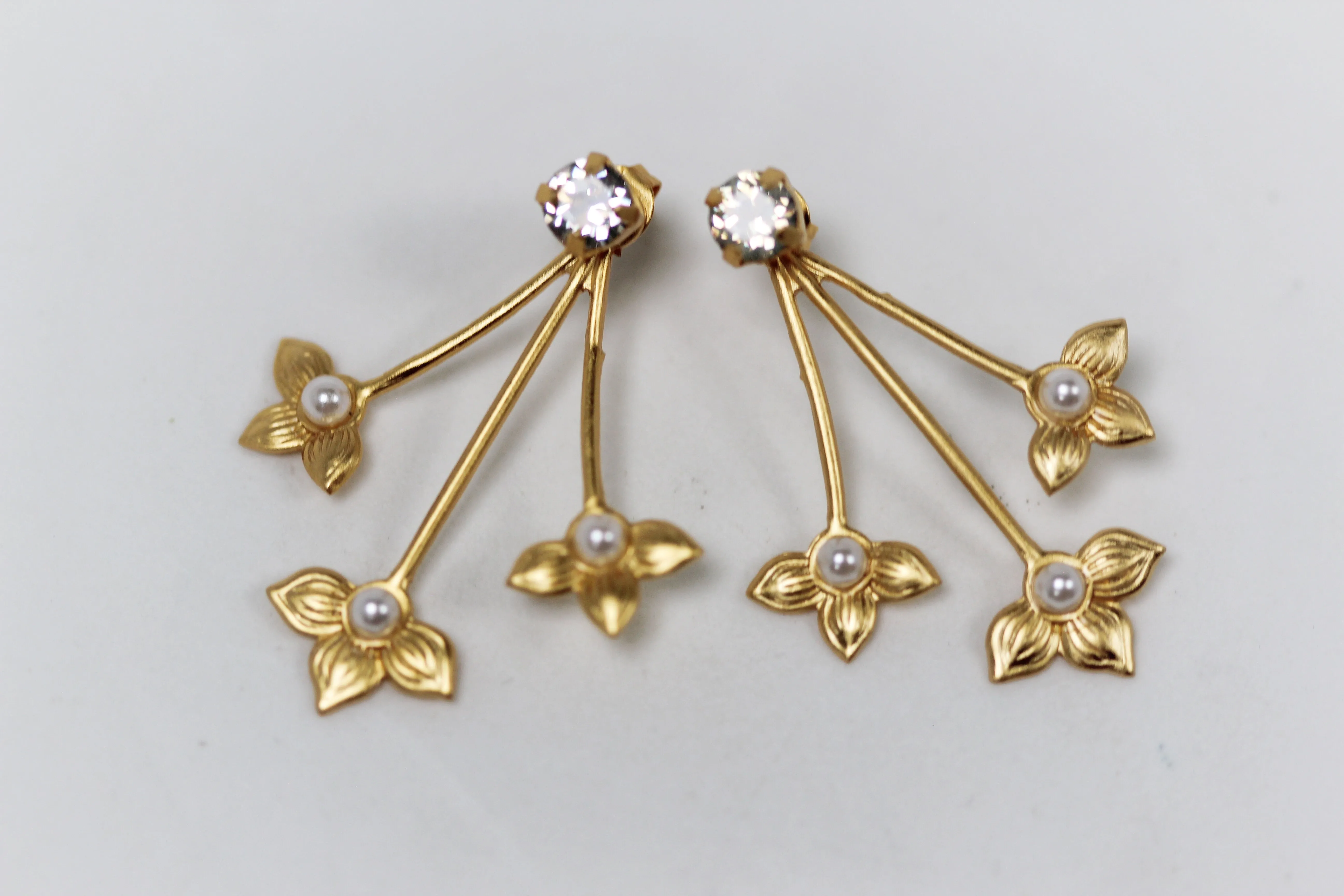 Preorder * Lilies Earrings - Stud & Jacket