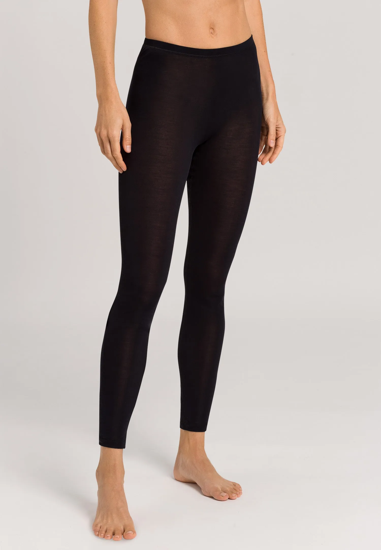 Pure Silk Silk Leggings | Black 71710-019