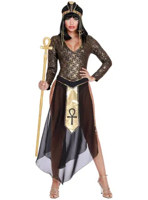 Queen Cleo Womens Sexy Egyptian Dress Up Costume