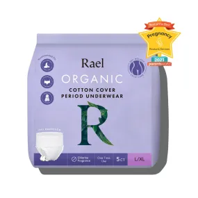 Rael Organic Cotton Period Underwear 5s (L/XL)