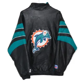 Rare Miami Dolphins Pro Line Starter Leather Jacket (M)