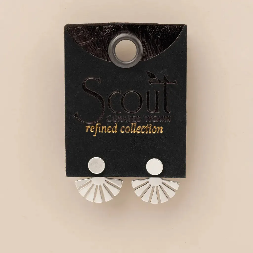 Refined Earring Collection - Sunburst Ear Jacket