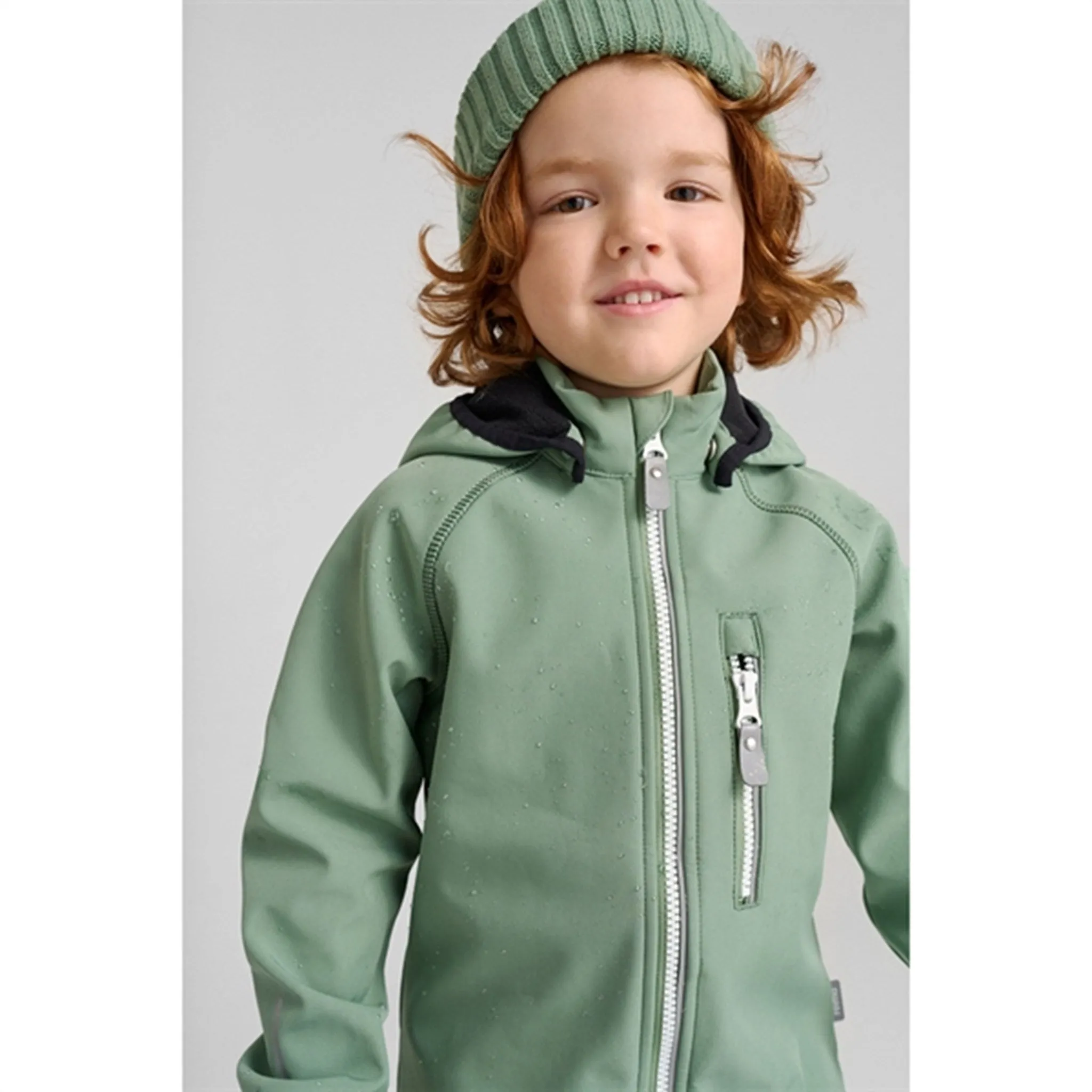 Reima Softshell Jacket Vantti Green Clay