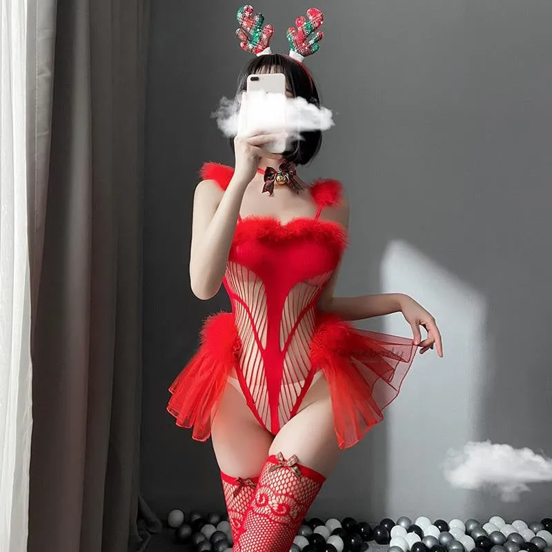 Reindeer Tutu Lingerie Set