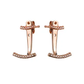 Rose Gold Ear Jackets