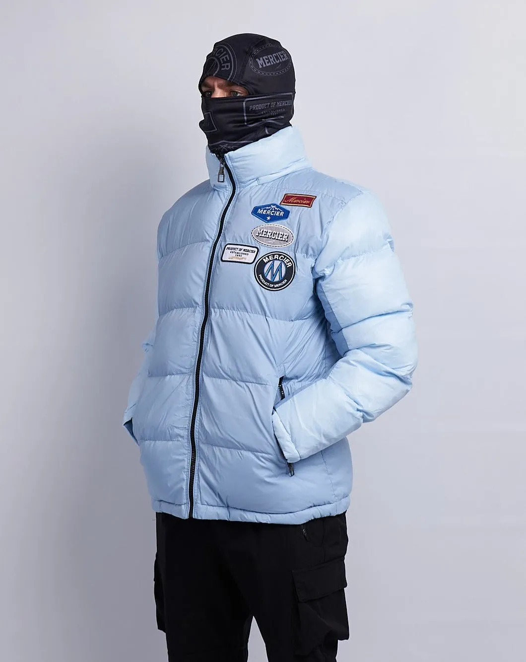 Sky Blue OG badge Panelled Jacket