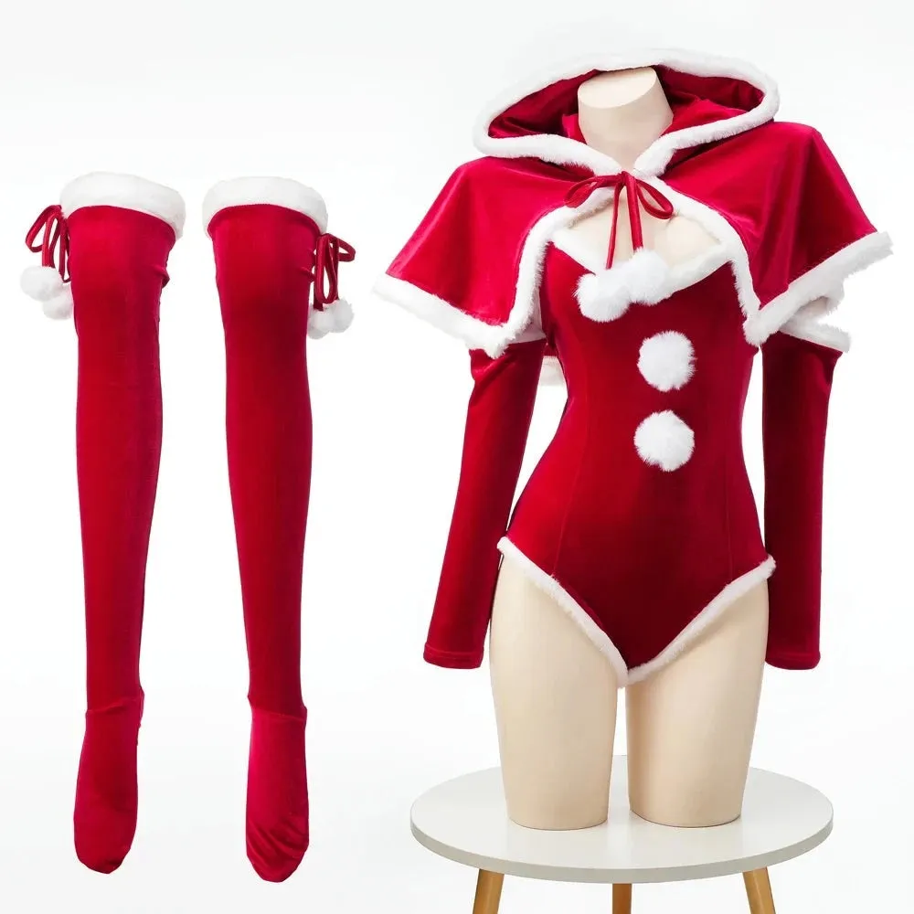 Sleigh All Day Hooded Mrs. Clause Outfit