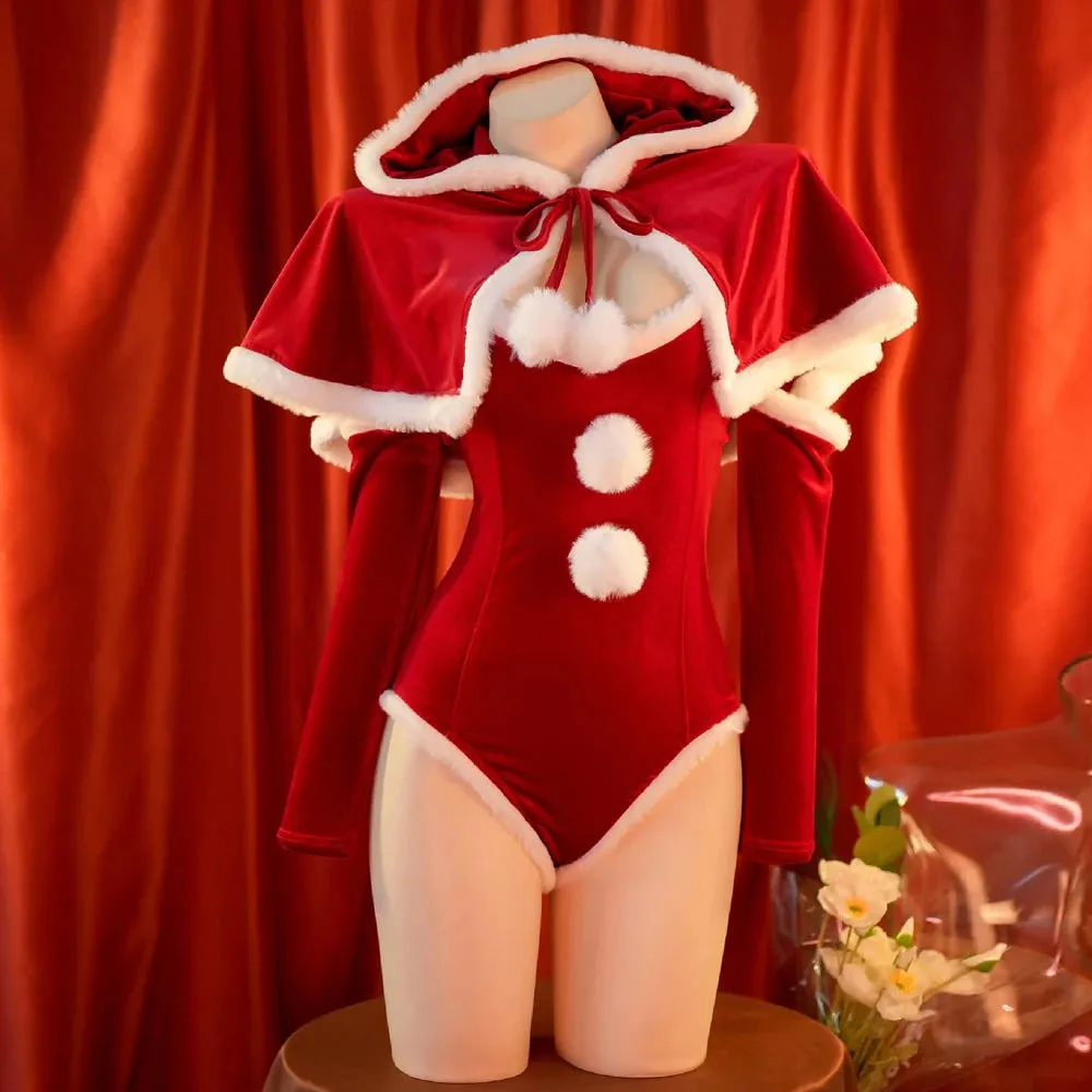 Sleigh All Day Hooded Mrs. Clause Outfit