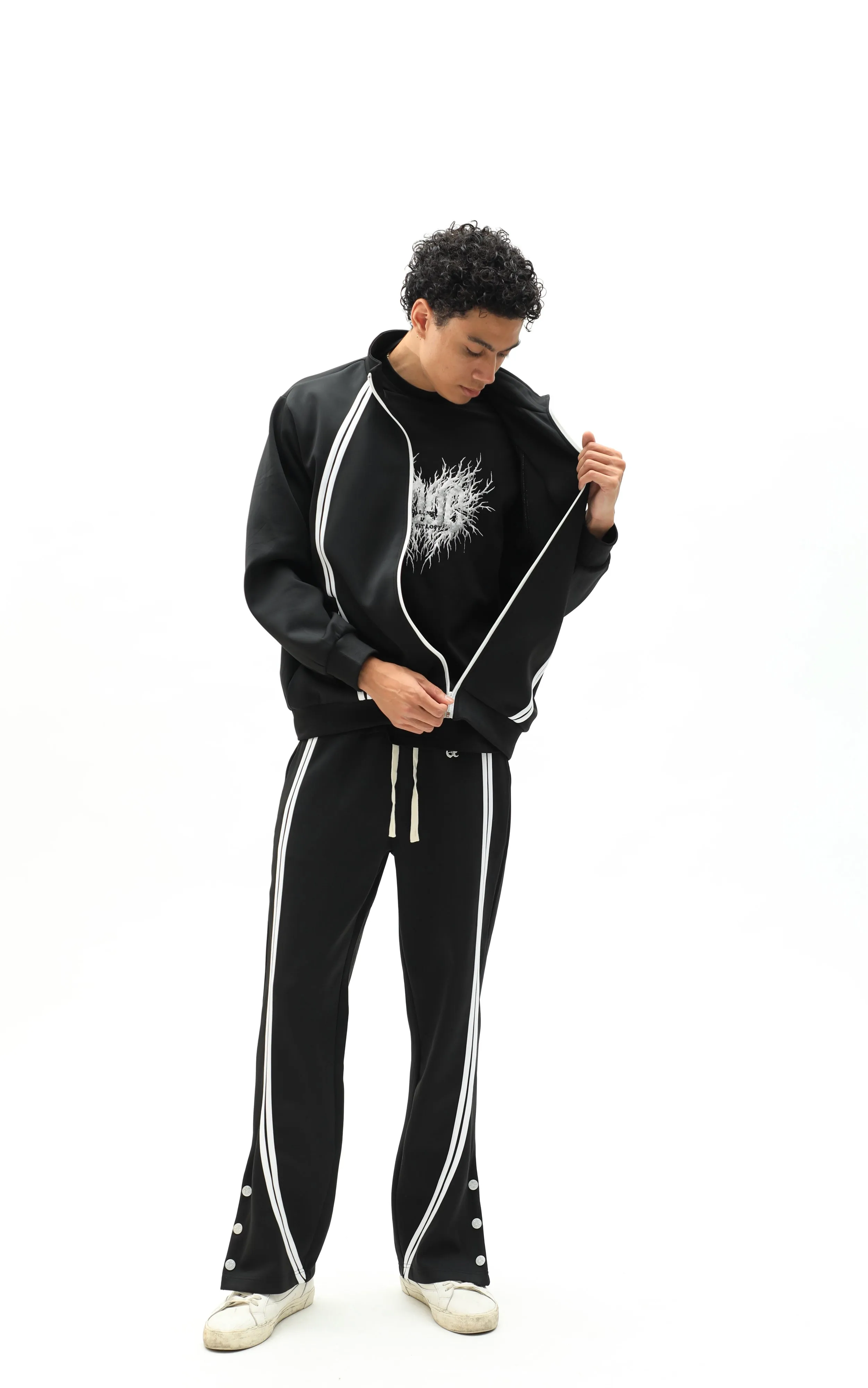 Sports Icon Tracksuit Jacket Black