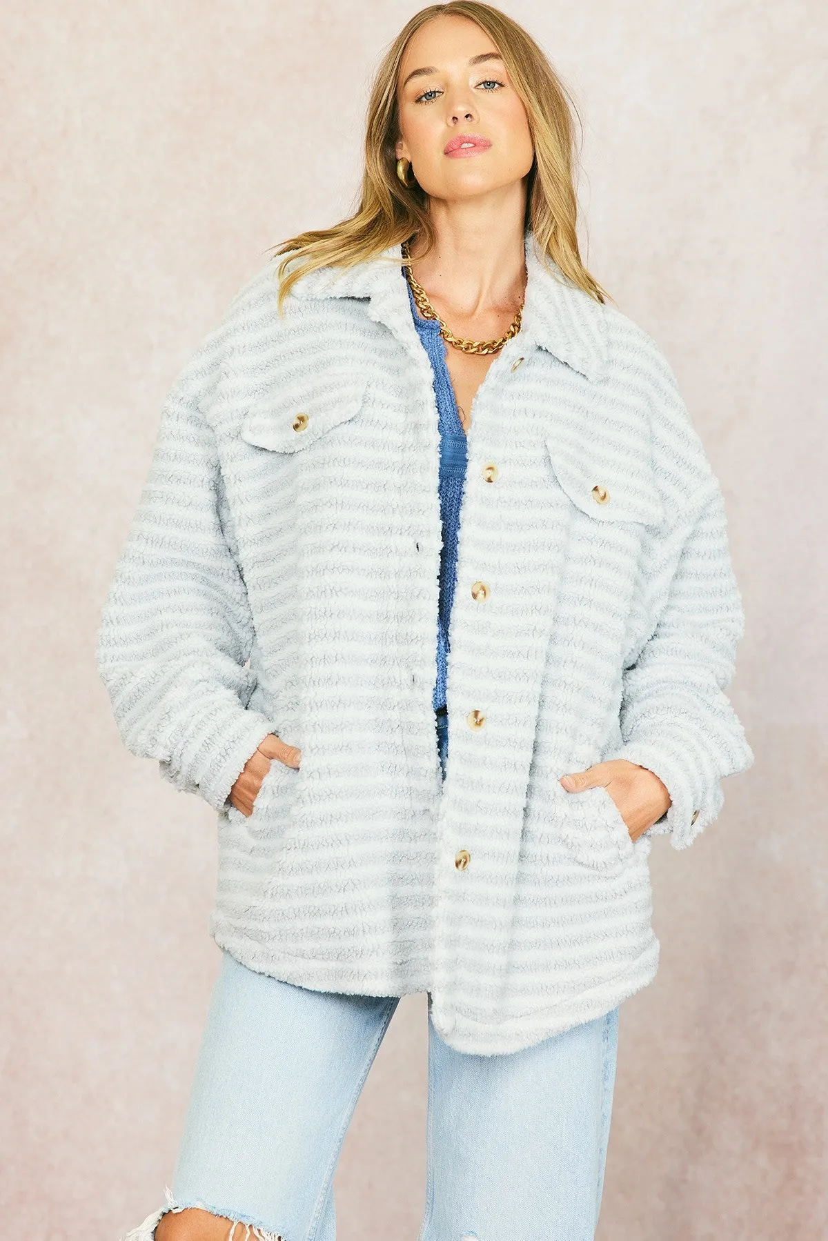 Striped Teddy Jacket