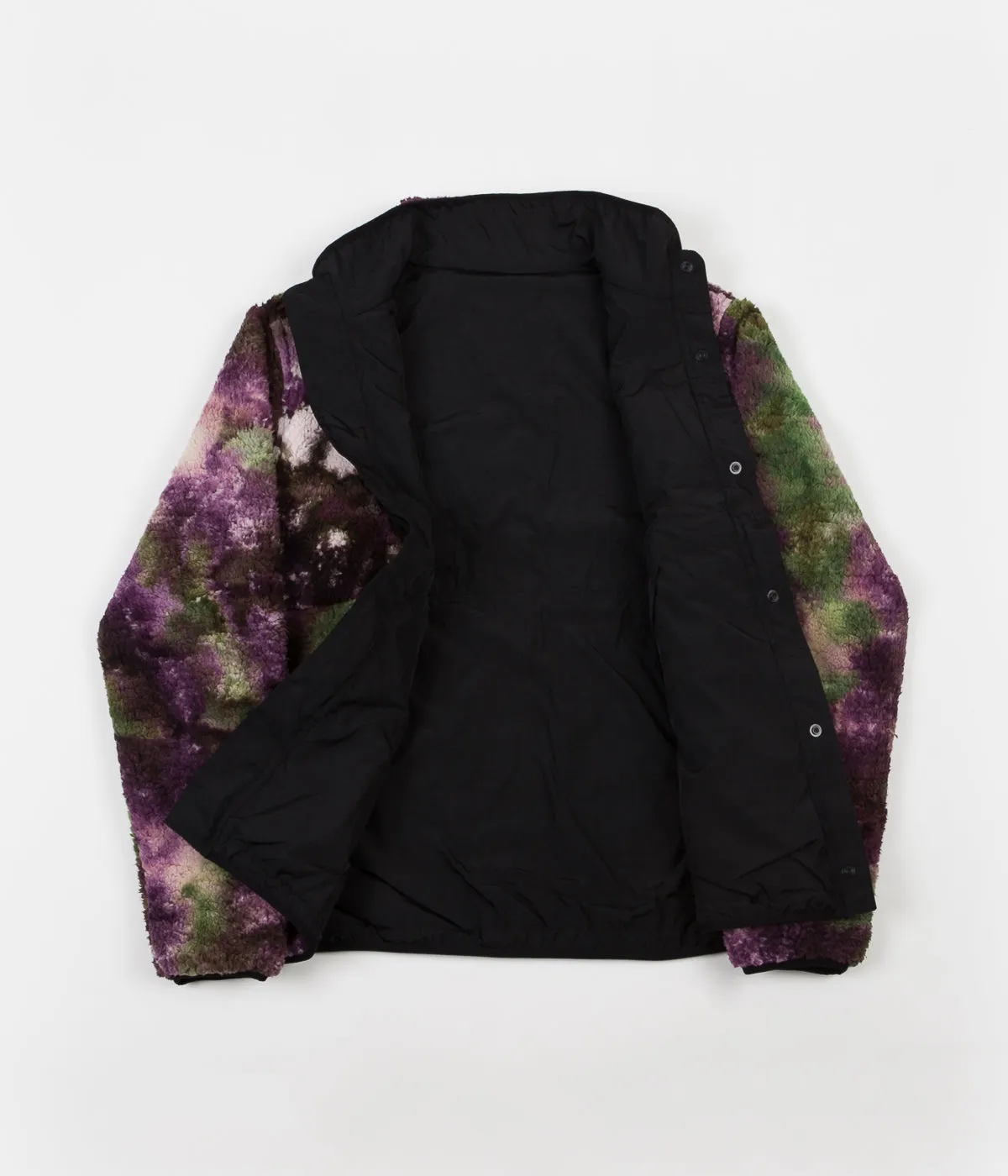 Stussy Reversible Micro Fleece Jacket - Tie Dye