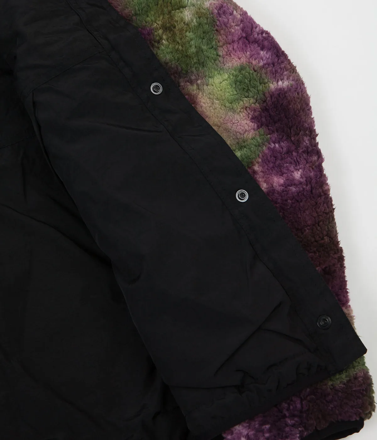 Stussy Reversible Micro Fleece Jacket - Tie Dye