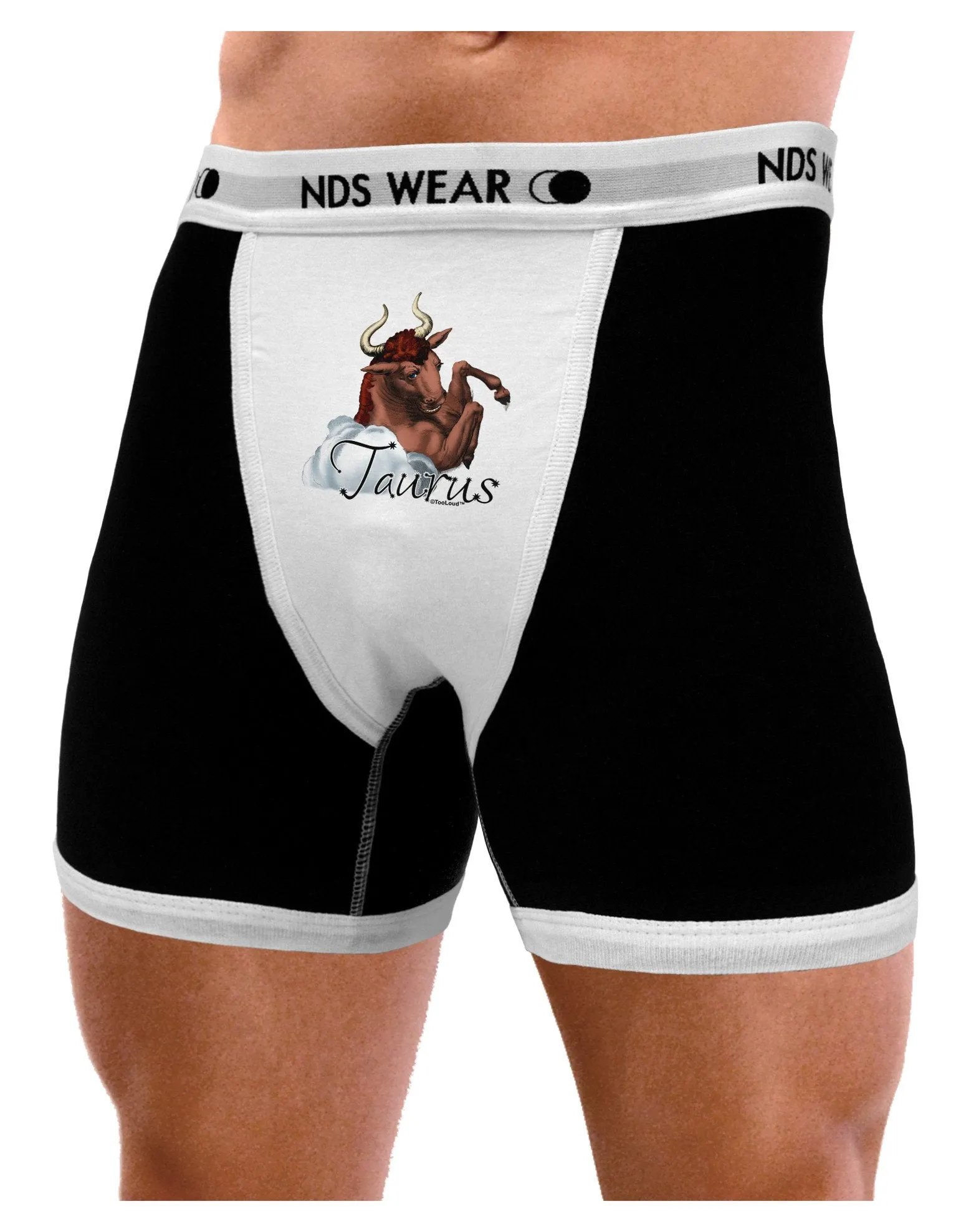 Taurus Color Illustration Mens Boxer Brief Underwear