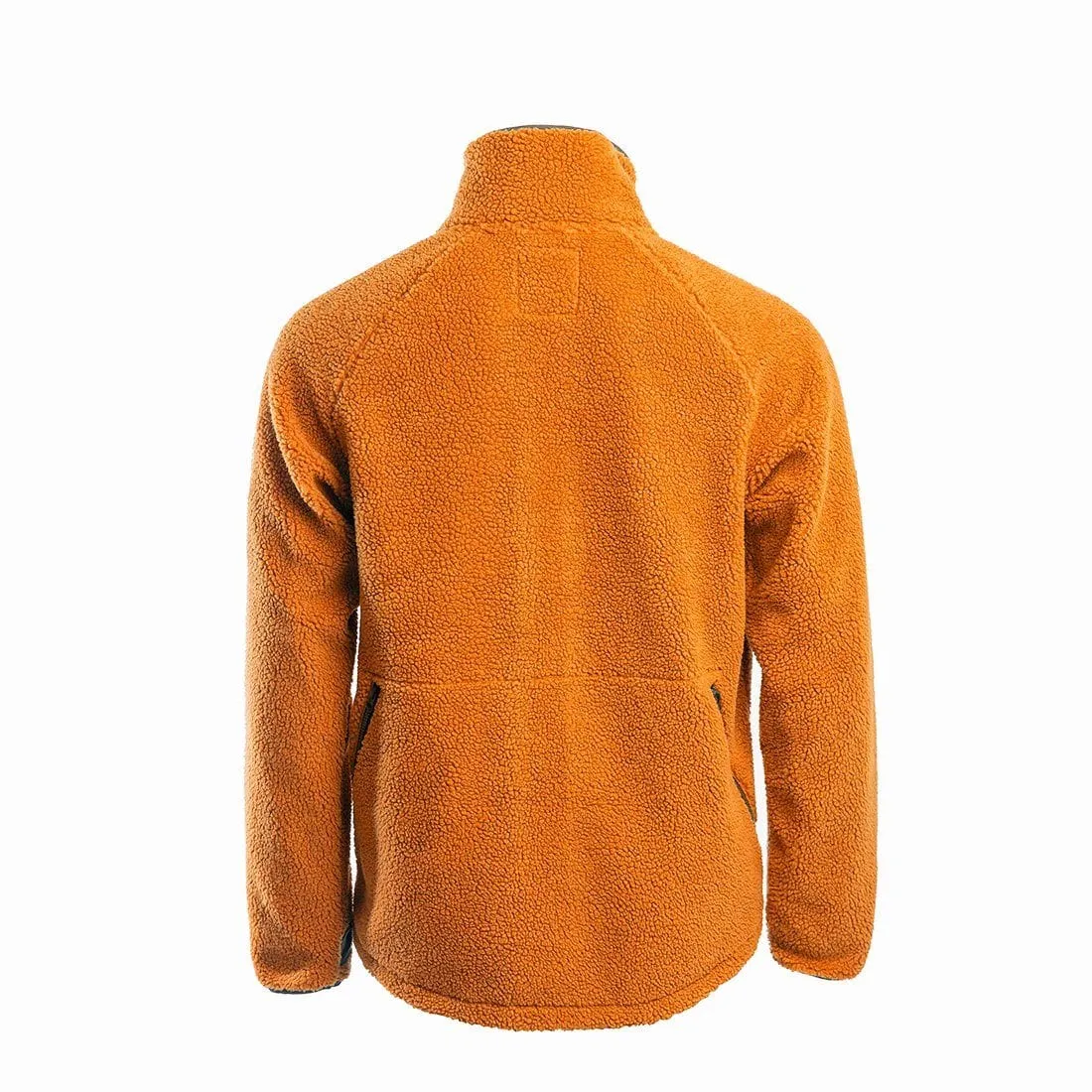 Teddy Pile Unisex Jacket (Orange)